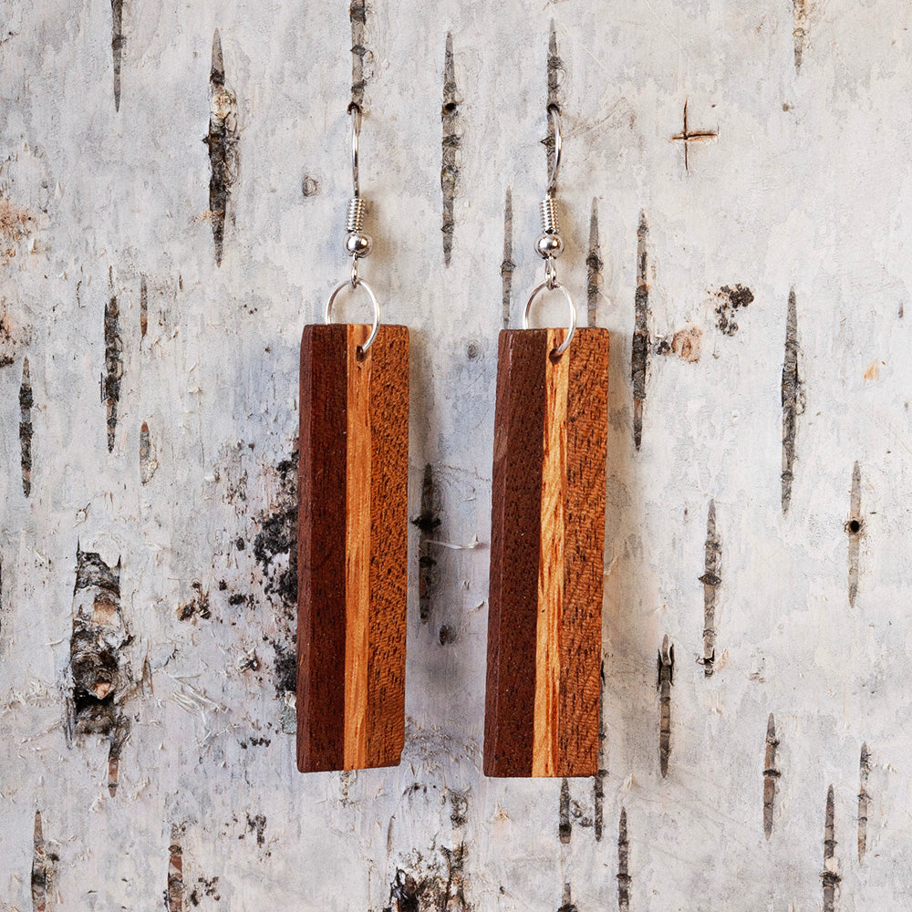 Walnut / Maple Earrings