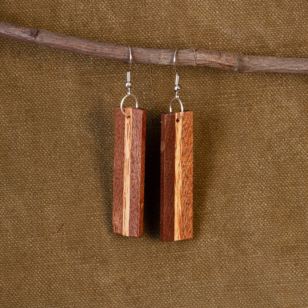 Walnut / Maple Earrings