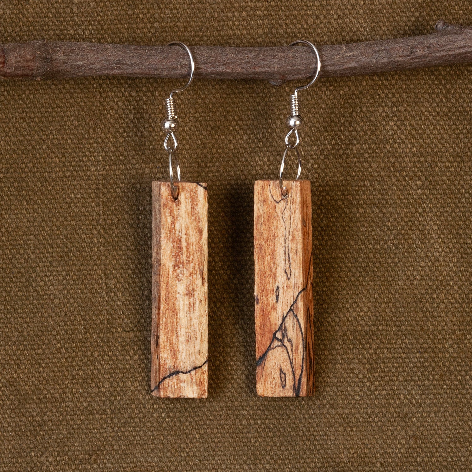 Spalted Maple Earrings