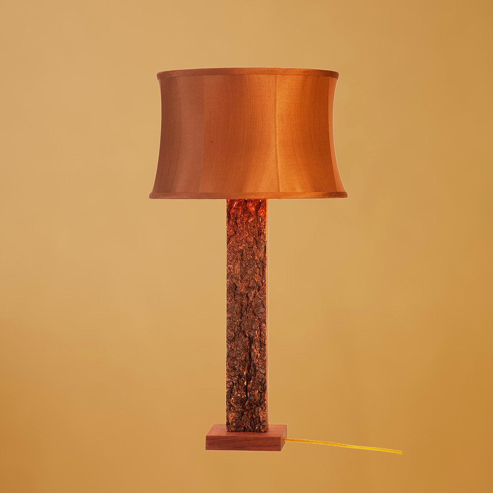 Walnut / Bark Table Lamp