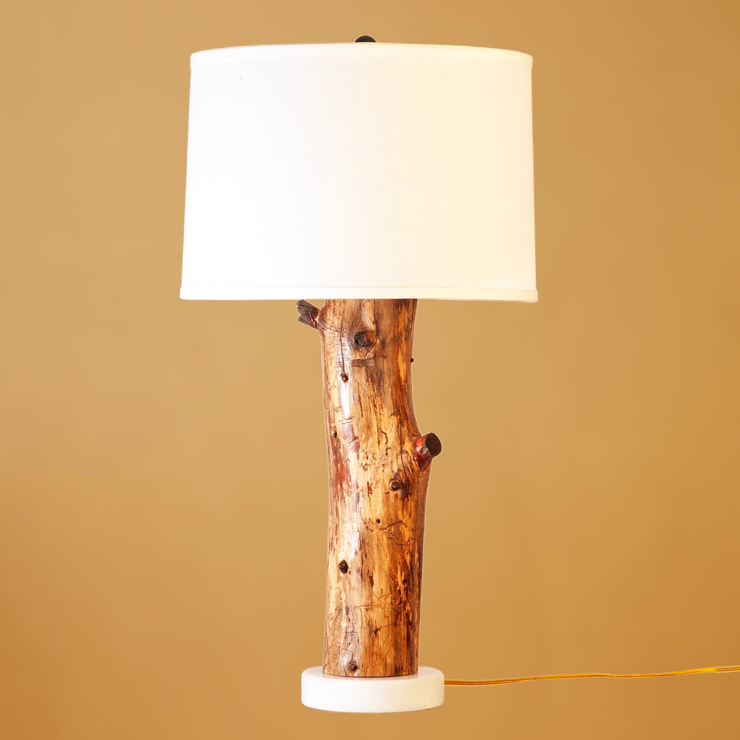 Pine Log Lamp